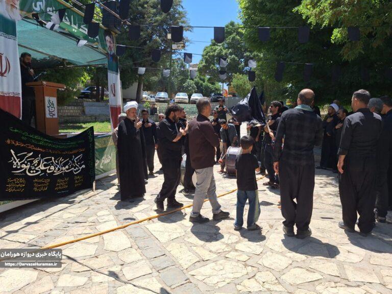 آیین باشکوه عزاداری سید و سالار شهیدان در روانسر برگزار شد
