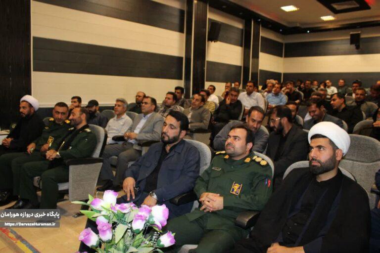 مراسم تکریم و معارفه جانشین سپاه ناحیه روانسر برگزار شد